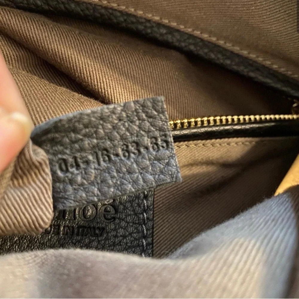 Chloe Black Shoulder Bag with Gold Hardware - Picture 2 of 10